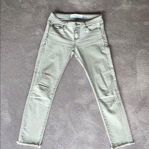 IRO grey cropped denim light wash jeans pants 25